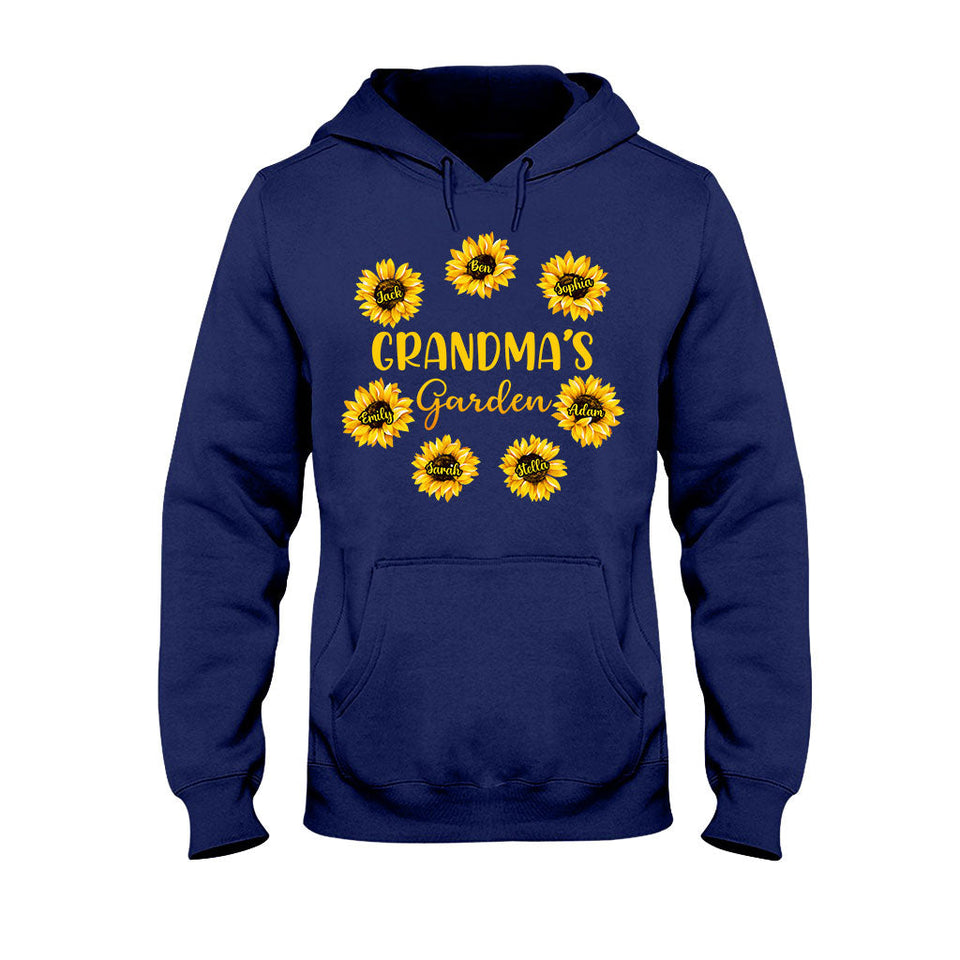 Grandma’s Garden - Gift for grandma, mom, dad, grandpa - Personalized T-shirt And Hoodie