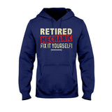Retired Mechanic T-shirt And Hoodie 062021