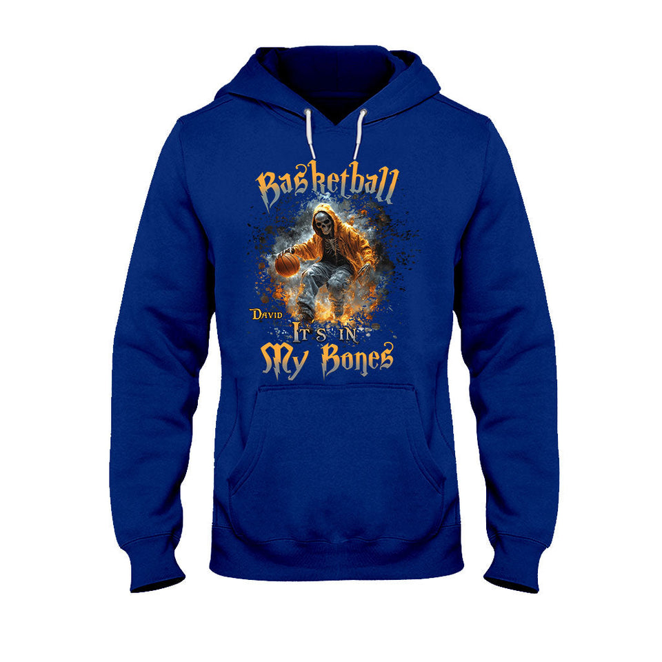 Basketball Is In My Bones - Personalized Basketball T-shirt And Hoodie