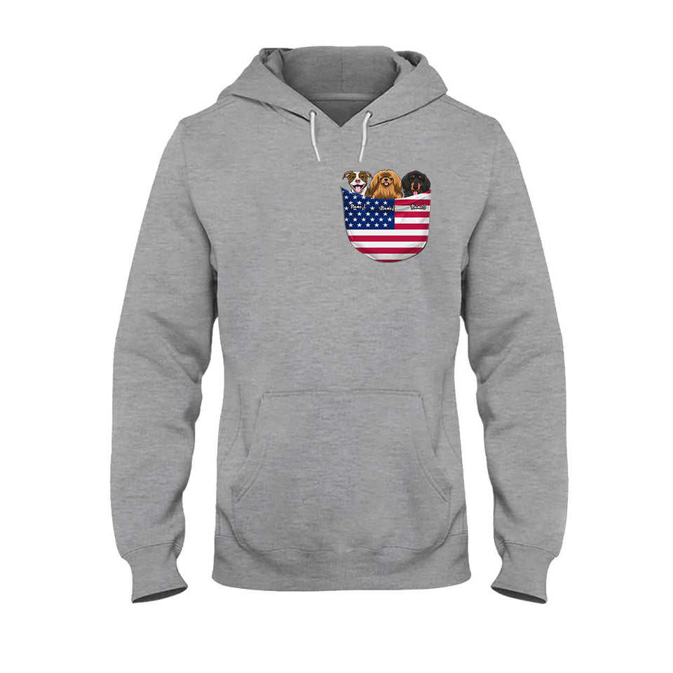 The 4th Of July - Personalized Independence Day Dog T-shirt and Hoodie