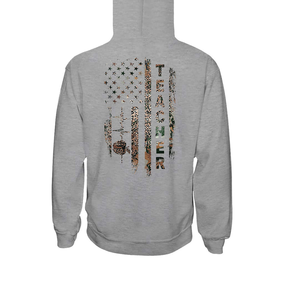 Teach Love Inspire - Personalized Independence Day Teacher T-shirt and Hoodie