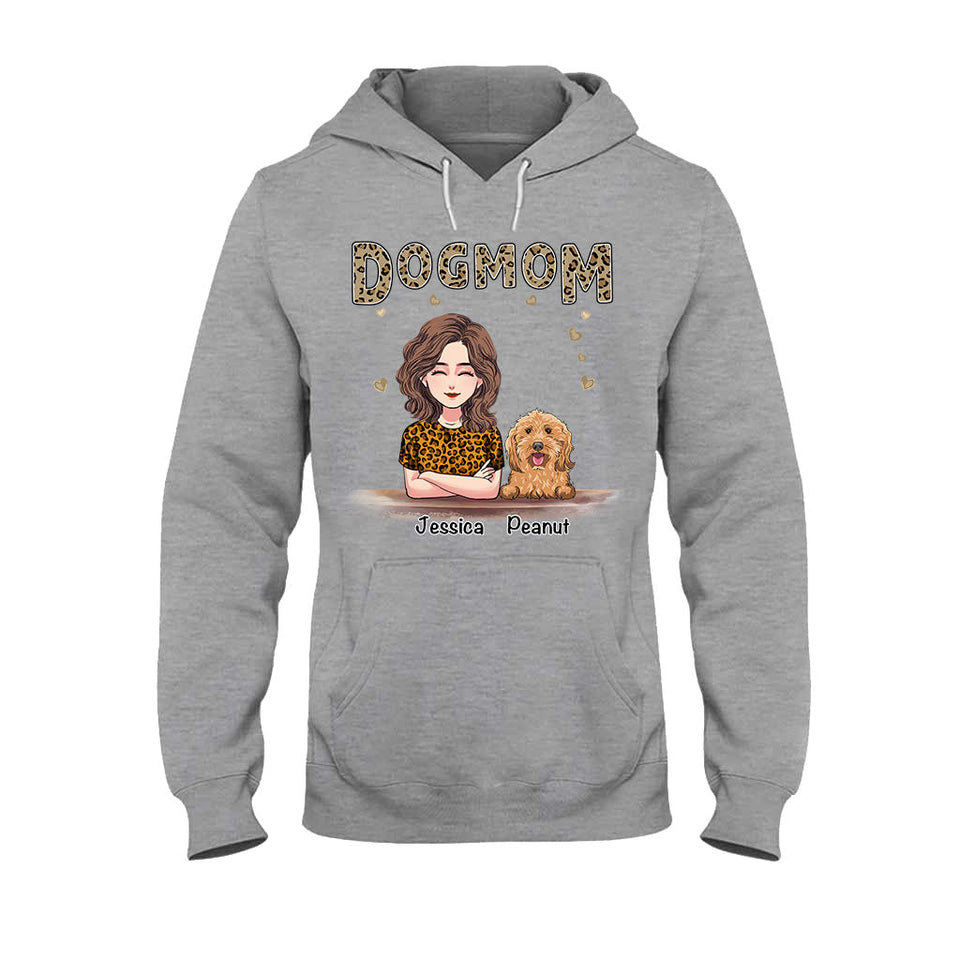 Dog Mom - Personalized Mother's day Dog T-shirt and Hoodie
