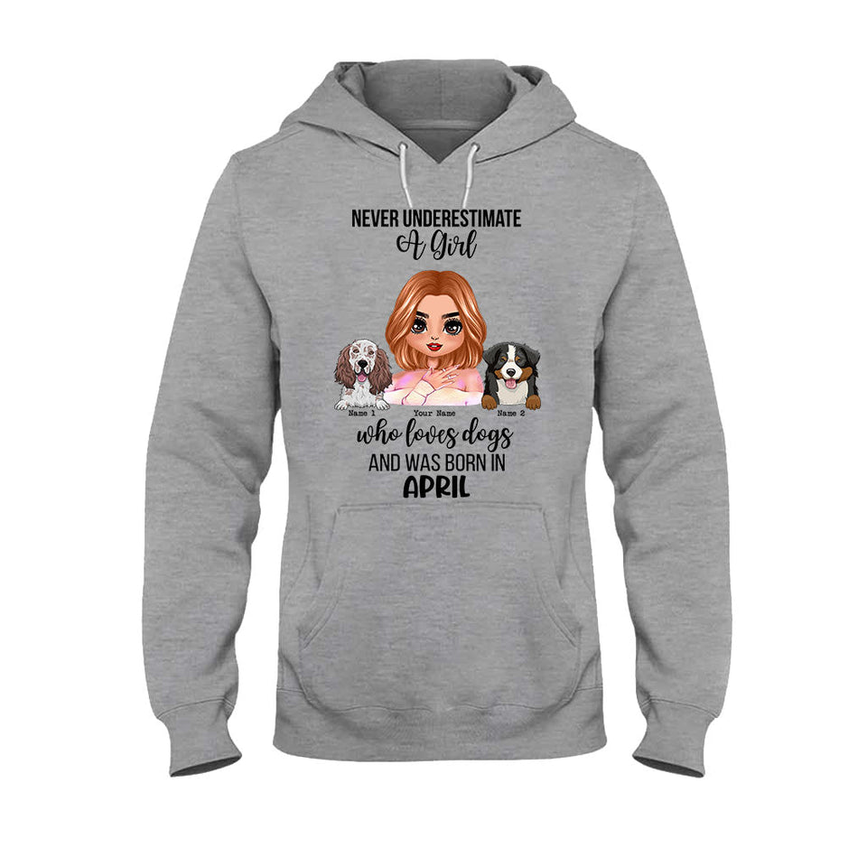 Never Underestimate - Personalized Dog T-shirt and Hoodie