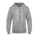 Police Badge Pledge Of Allegiance - Personalized Independence Day T-shirt and Hoodie