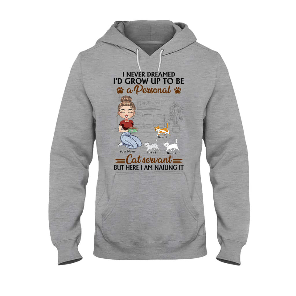 Personal Cat Servant - Personalized T-shirt and Hoodie
