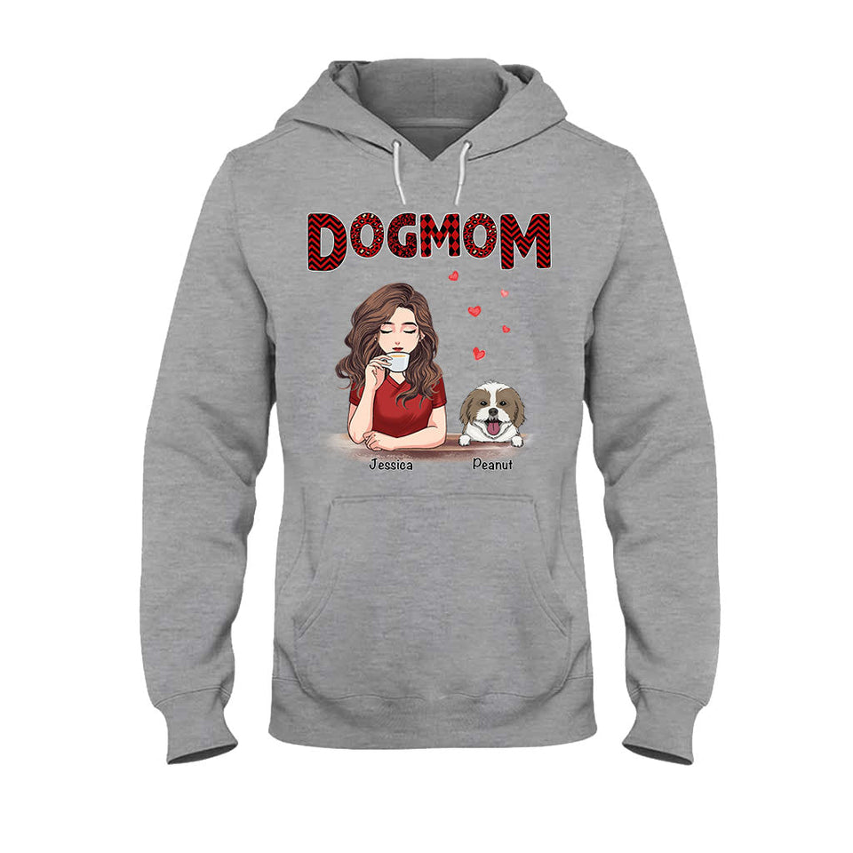 Dog Mom - Personalized Mother's Day Dog T-shirt and Hoodie