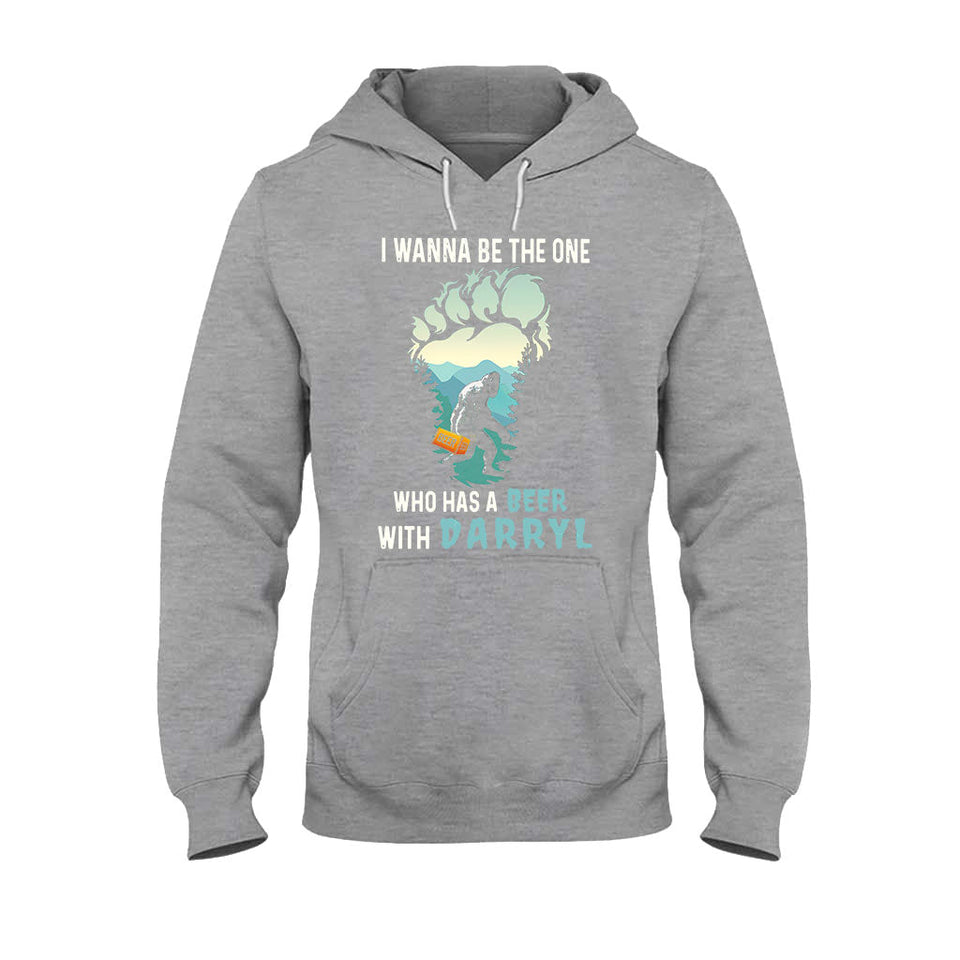 I Wanna Be The One Who Has A Beer With Bigfoot - Camping T-shirt and Hoodie 112021