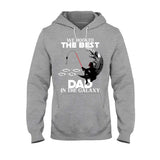 Hooked On Being Papa - Personalized Father's Day Fishing T-shirt and Hoodie