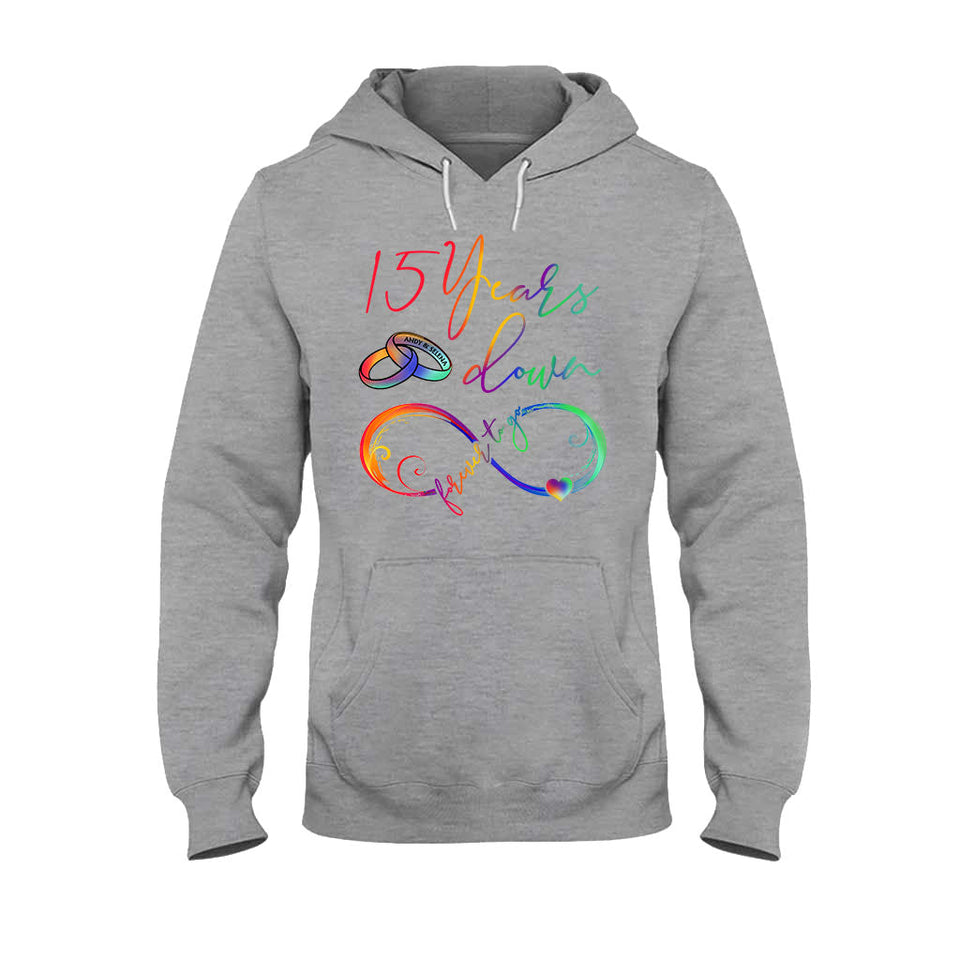 Forever To Go - Personalized Couple T-shirt and Hoodie