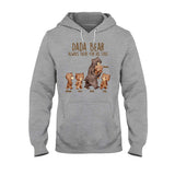 Papa Bear - Gift for dad, grandpa, uncle, brother - Personalized T-shirt And Hoodie