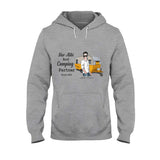 Her Alibi And Camping Partner - Personalized Couple T-shirt and Hoodie