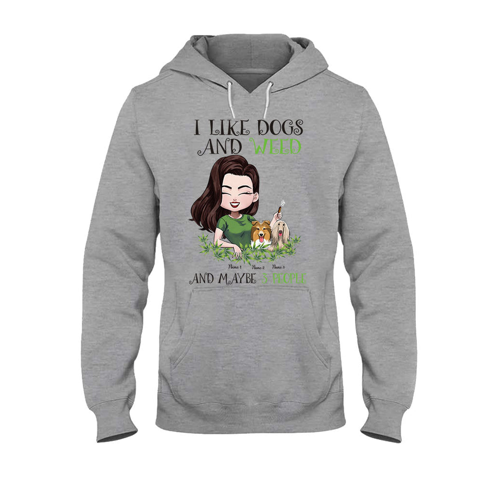 I Like Dogs - Personalized Dog T-shirt and Hoodie