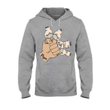 Hands Grandfather Grandkids - Personalized Father's Day Grandpa T-shirt and Hoodie