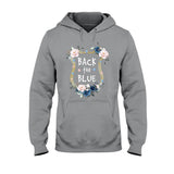 Floral Police Badge - Police Officer T-shirt And Hoodie 062021