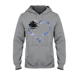Blue Line - Police Officer T-shirt And Hoodie 062021