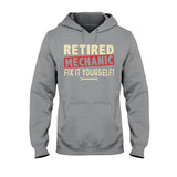 Retired Mechanic T-shirt And Hoodie 062021