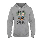 You Me And The Campfire - Personalized Couple Camping T-shirt and Hoodie