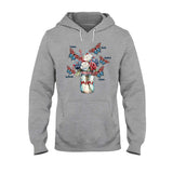 Happiness Is Being A Grandma - Gift for grandma, mom, aunt - Personalized T-shirt And Hoodie