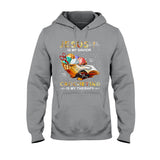 Jesus And Crocheting T-shirt And Hoodie 062021