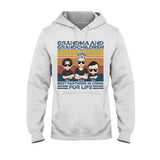 Grandma And Grandchildren - Personalized Mother's Day Grandma T-shirt and Hoodie