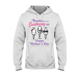 Thanks For Not Swallowing Us - Personalized Mother's Day Mother T-shirt and Hoodie