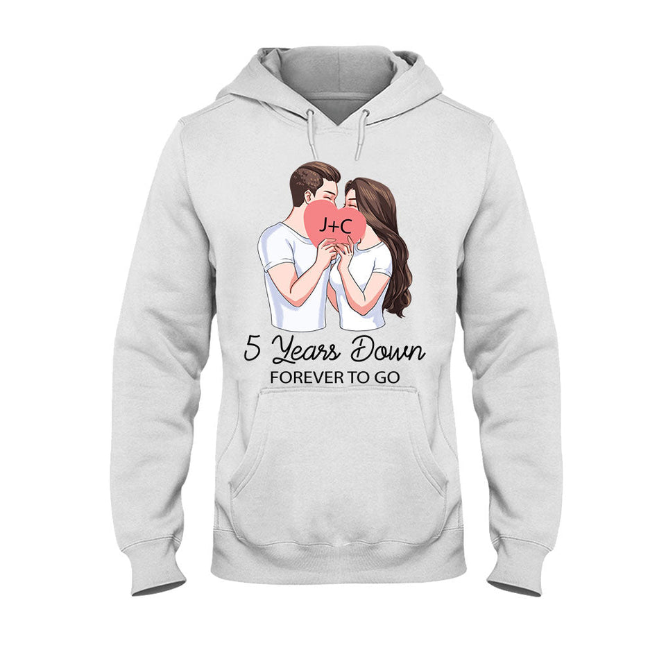 Forever To Go - Personalized Couple T-shirt and Hoodie