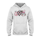 Peace Love Nurse Bunny - Personalized T-shirt and Hoodie