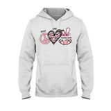 Peace Love One Hip Teacher - Personalized T-shirt and Hoodie