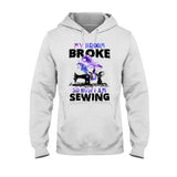 My Broom Broke Sewing - Halloween T-shirt and Hoodie 092021