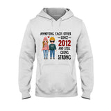 Annoying Each Other - Personalized Couple T-shirt and Hoodie