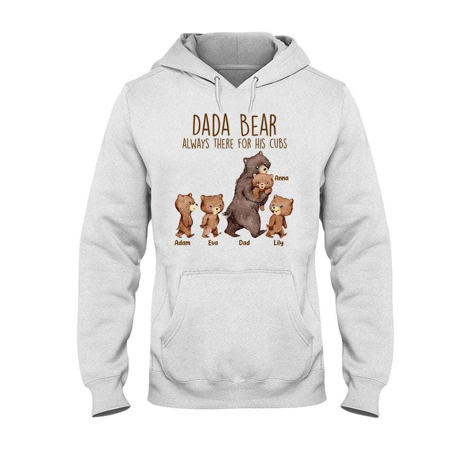 Papa Bear - Gift for dad, grandpa, uncle, brother - Personalized T-shirt And Hoodie