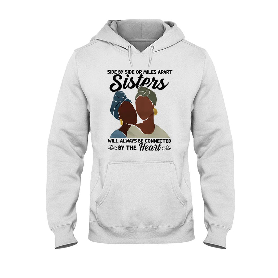 Sisters - Personalized African American T-shirt and Hoodie 1121