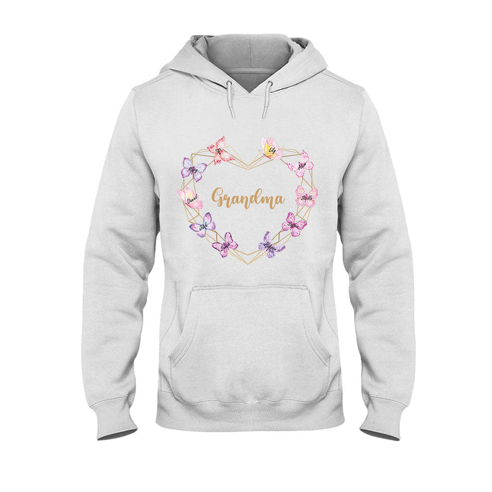 Grandma Mama - Personalized Mother's Day Grandma T-shirt and Hoodie