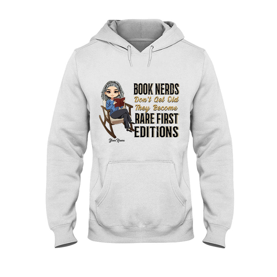 Book Nerds Don't Get Old - Personalized T-shirt and Hoodie
