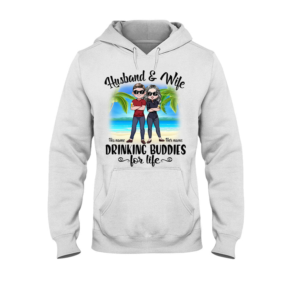 Husband And Wife - Personalized Couple T-shirt and Hoodie