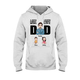 A Sons First Hero A Daughters First Love - Personalized Father T-shirt and Hoodie