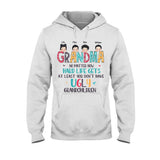 No Matter How Hard Life Gets - Personalized Mother's Day Grandma T-shirt and Hoodie