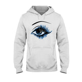 Blue Line Eye - Police Officer T-shirt And Hoodie 062021