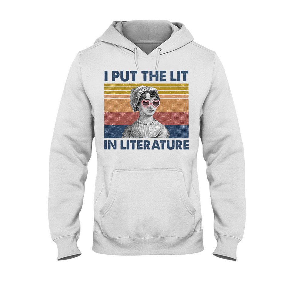I Put The Lit  - Book T-shirt And Hoodie 062021