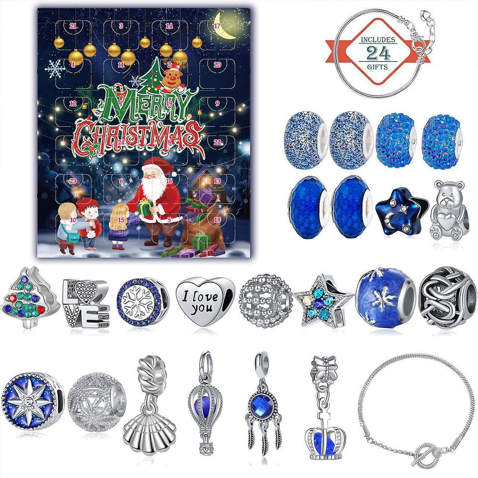 Merry Christmas - Christmas Advent Calendar Surprise Charm Box