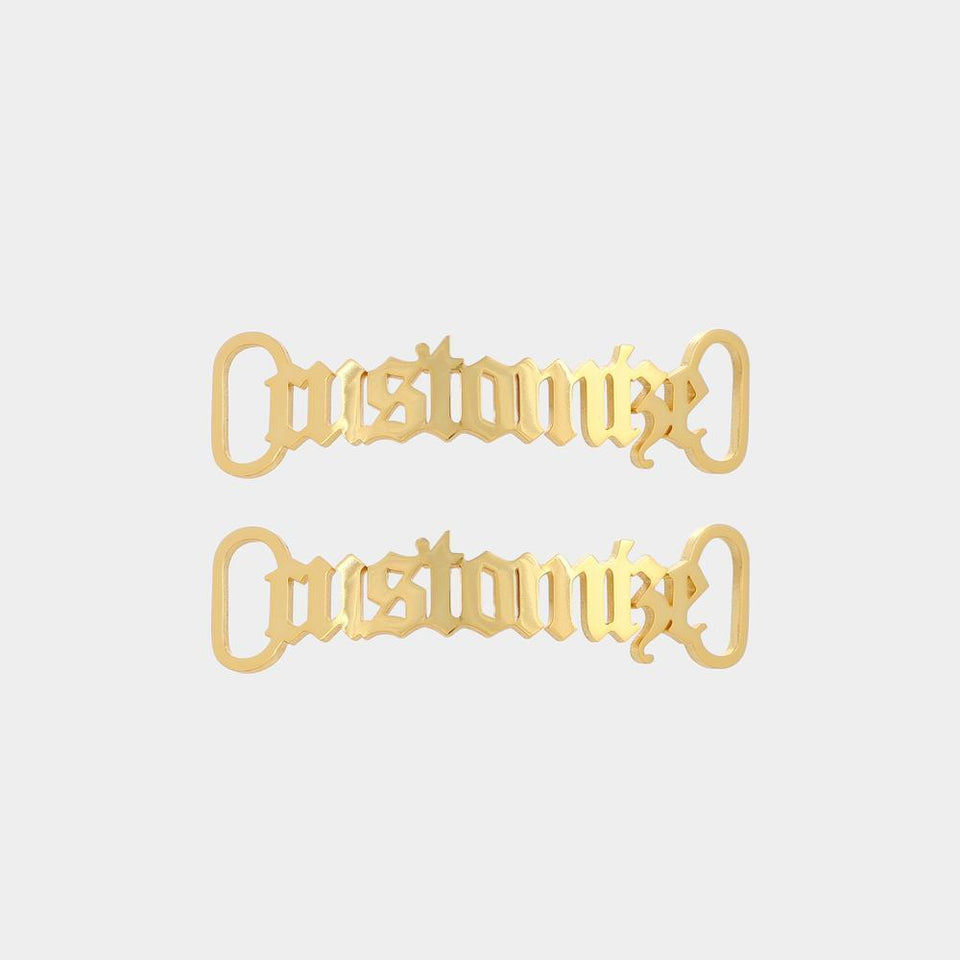 Personalized Name Metal Shoelace Shoe Buckle