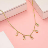 Any Letter - Personalized Diamond Initial Name Necklace