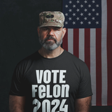 Vote Felon 2024 Shirt, Trump Felon T-shirt, Conservative Tee, Trump 2024 Shirt Sweatshirt Hoodie T-shirt & Hoodie