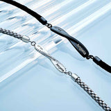 Any Names - Personalized Couple Engraved Mobius Couple Bracelet