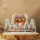 Mother And Daughter Son - Personalized Mother Custom Shaped Acrylic Plaque