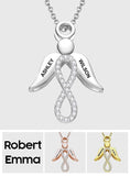 Little Angel - Personalized Name Wings Necklace