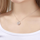 Love Heart Lock Shaped Photo Projection Charm - gift for who lost a loved one - Personalized Love Heart Lock Shaped Photo Projection Charm
