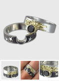 Sun And Moon Lover Matching Sun Moon Matching Ringss - Couple Ring