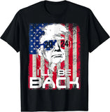 2024 Donald Trump President America Casual USA Leisure T-shirt Hip Hop Street T-shirts T-shirt & Hoodie