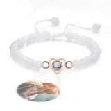 I Love You - Personalized Couple Photo Projection Beads Heart-Shaped Bracelet